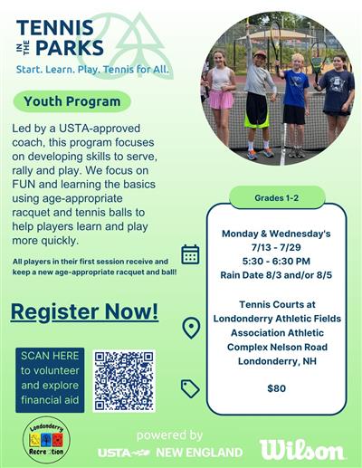 Tennis In the Parks Youth